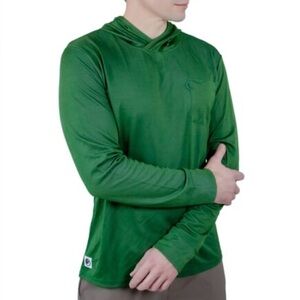 MuskOx Charleston Long Sleeve Performance Hoodie Forest Green Size XXXL New